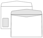 конверт С4размер: 229х324 ммклей: декстринс внутренней заливкойс окном 60х90 мм